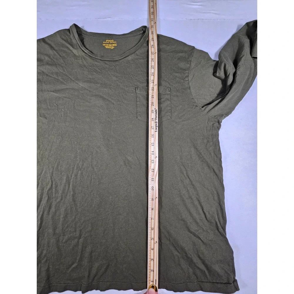Polo Ralph Lauren Mens 3XB Olive Green Heather Short Sleeve Pony Logo‎ T-Shirt